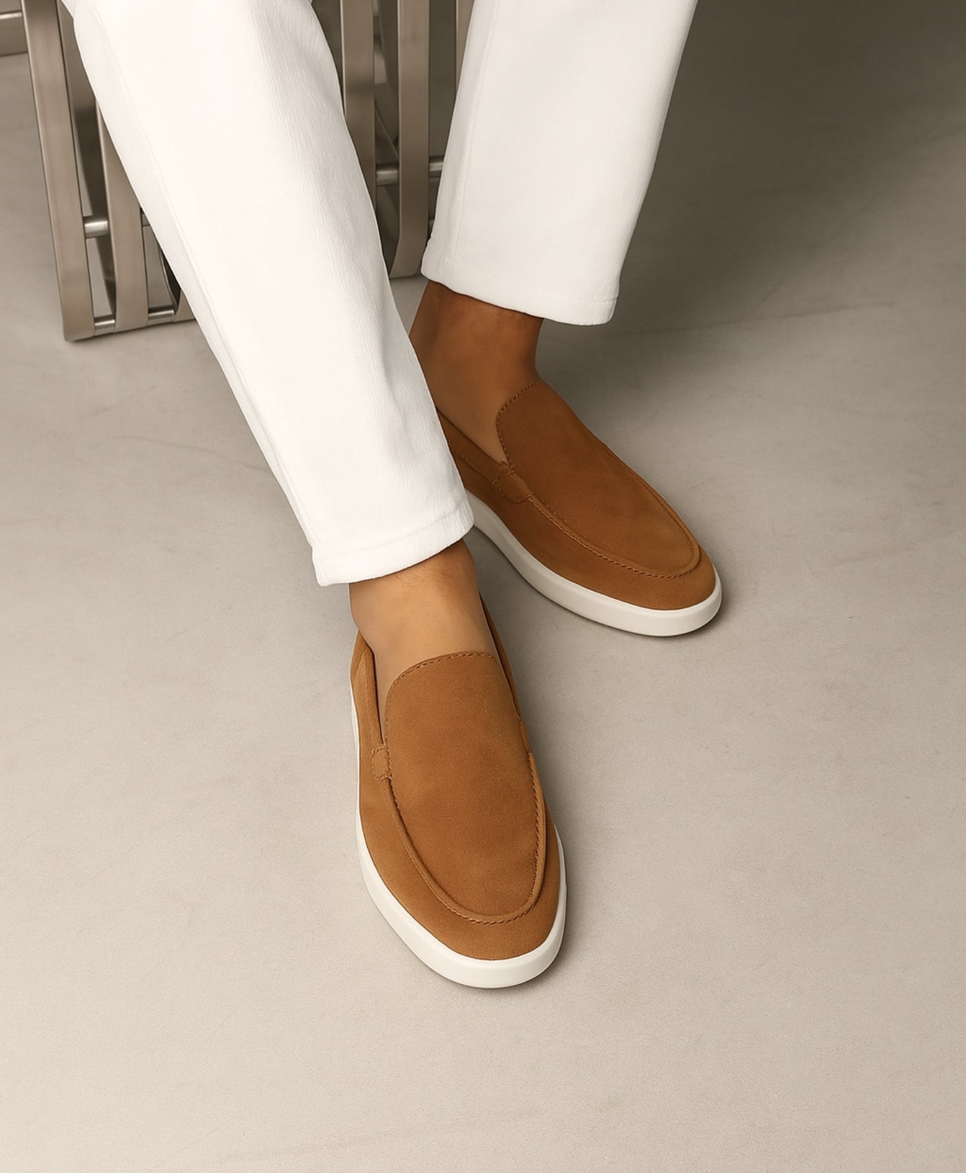 Bruin Yachtclub Suède Loafer