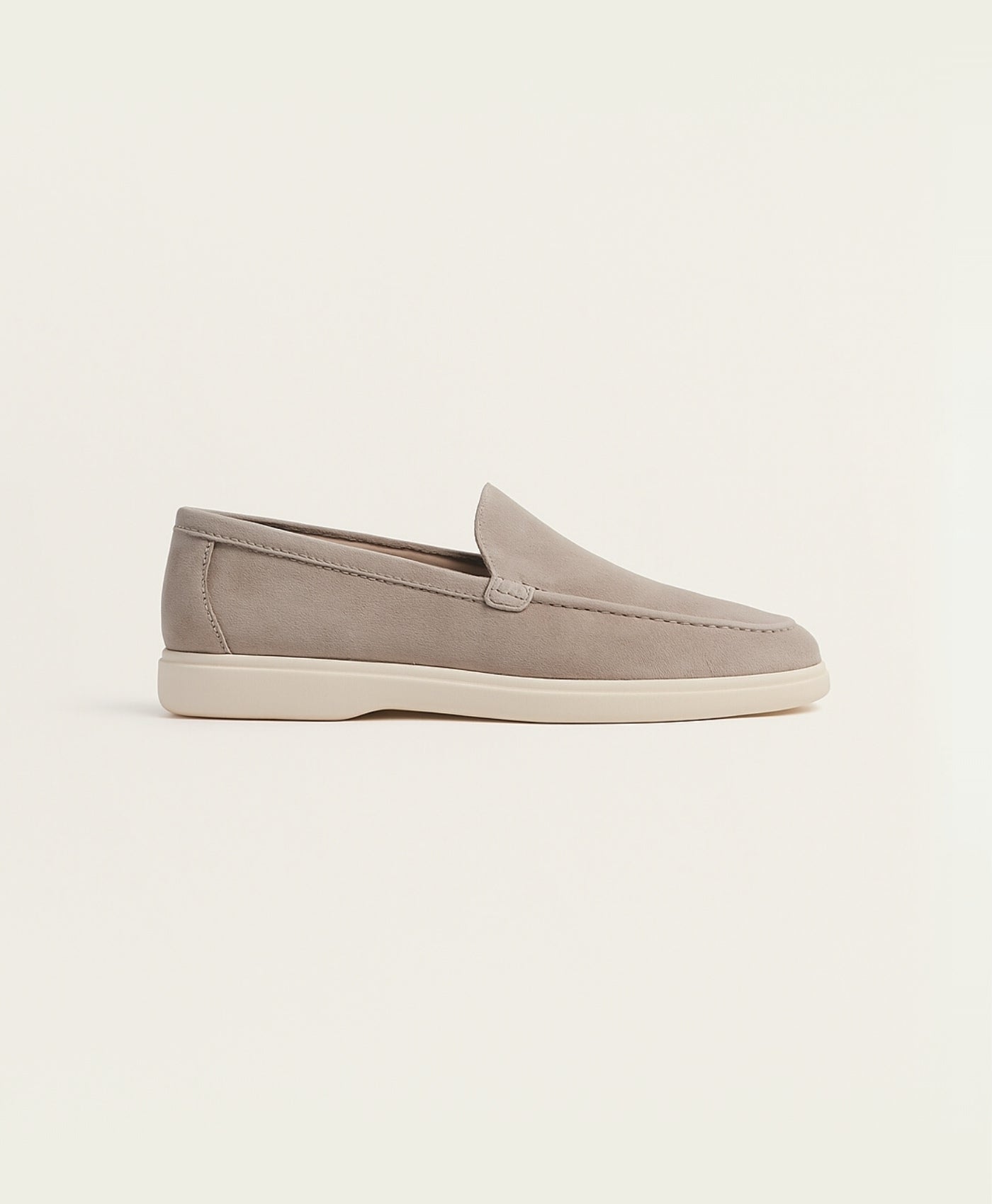 Beige Yachtclub Suède Loafer