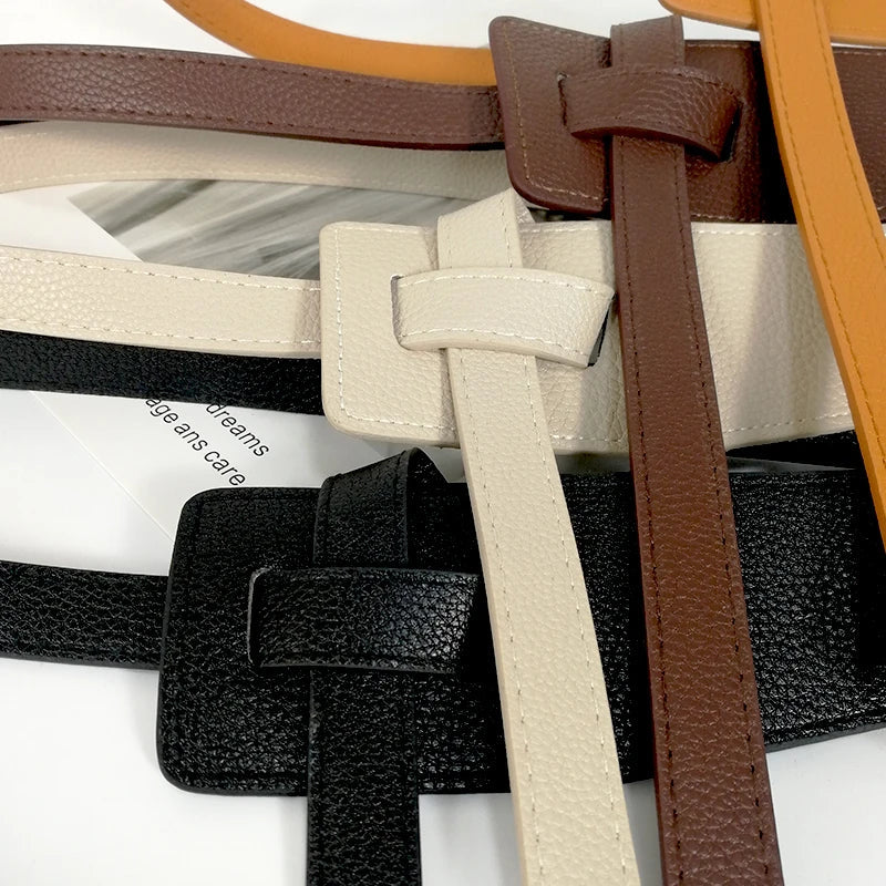 Timeless Knot Leather Belt