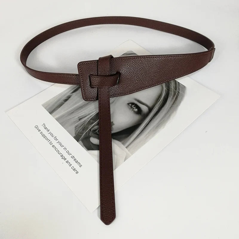 Timeless Knot Leather Belt