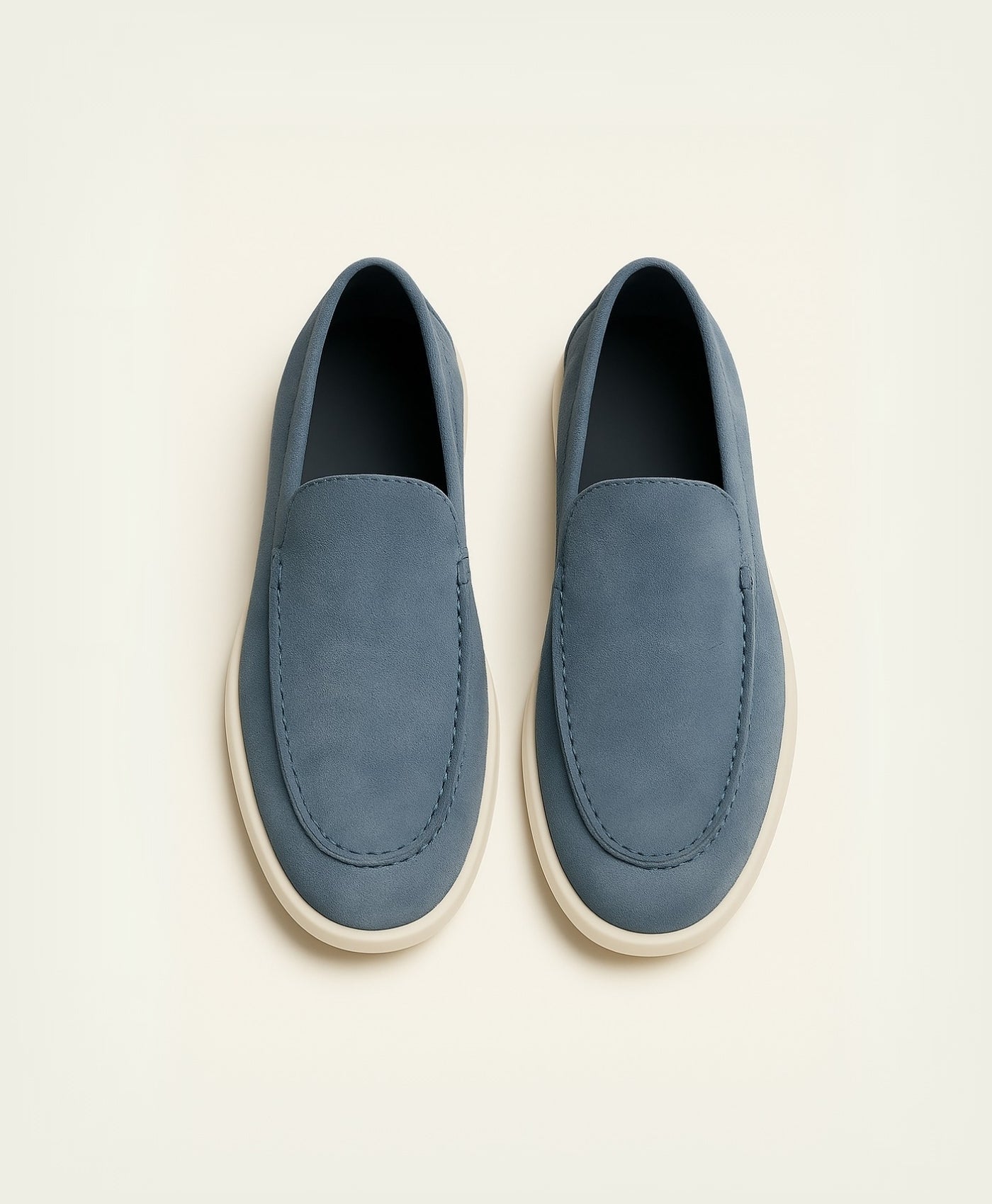 Sky Blauw Yachtclub Suède Loafer