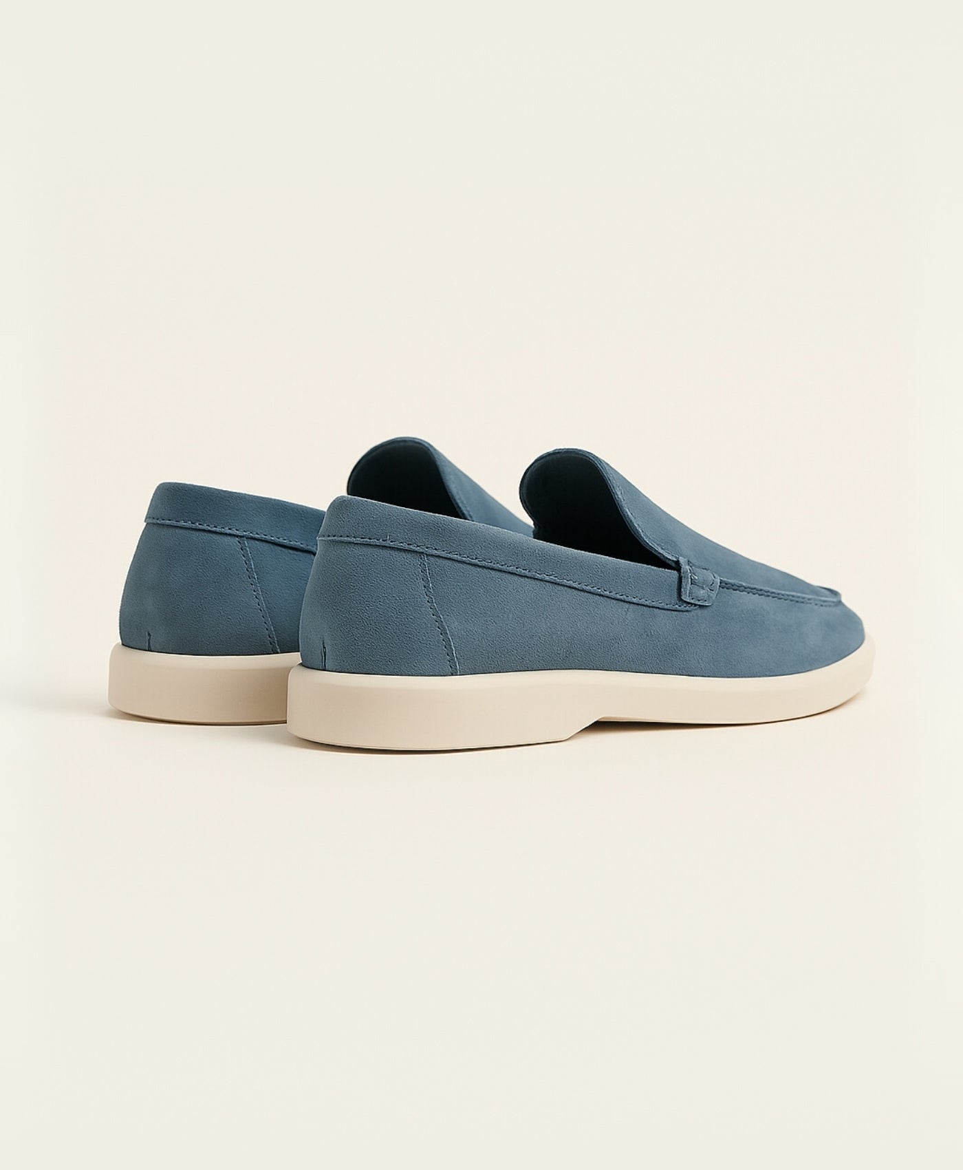 Sky Blauw Yachtclub Suède Loafer