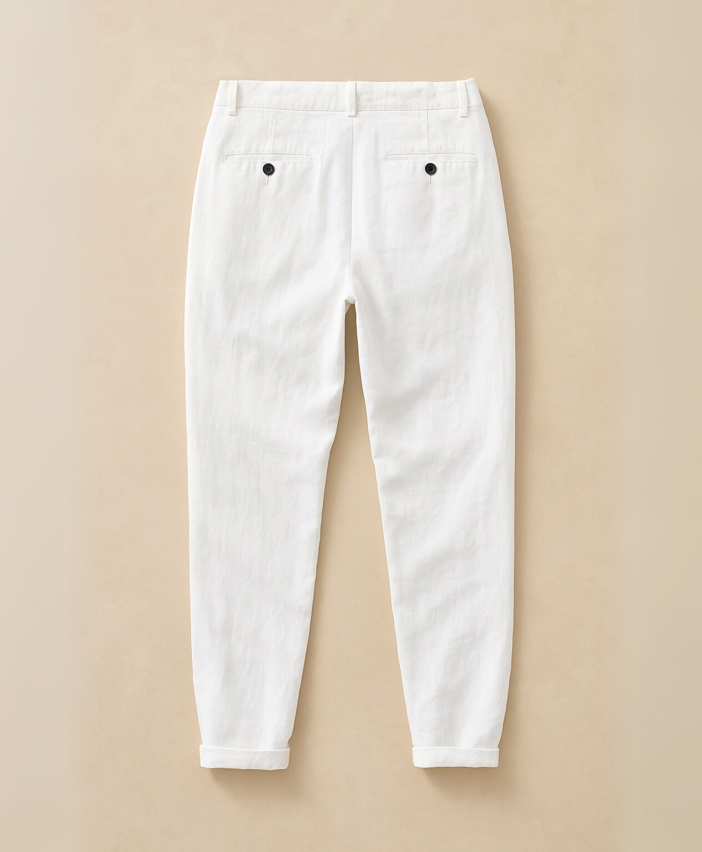 Wit Tropez Linnen Broek