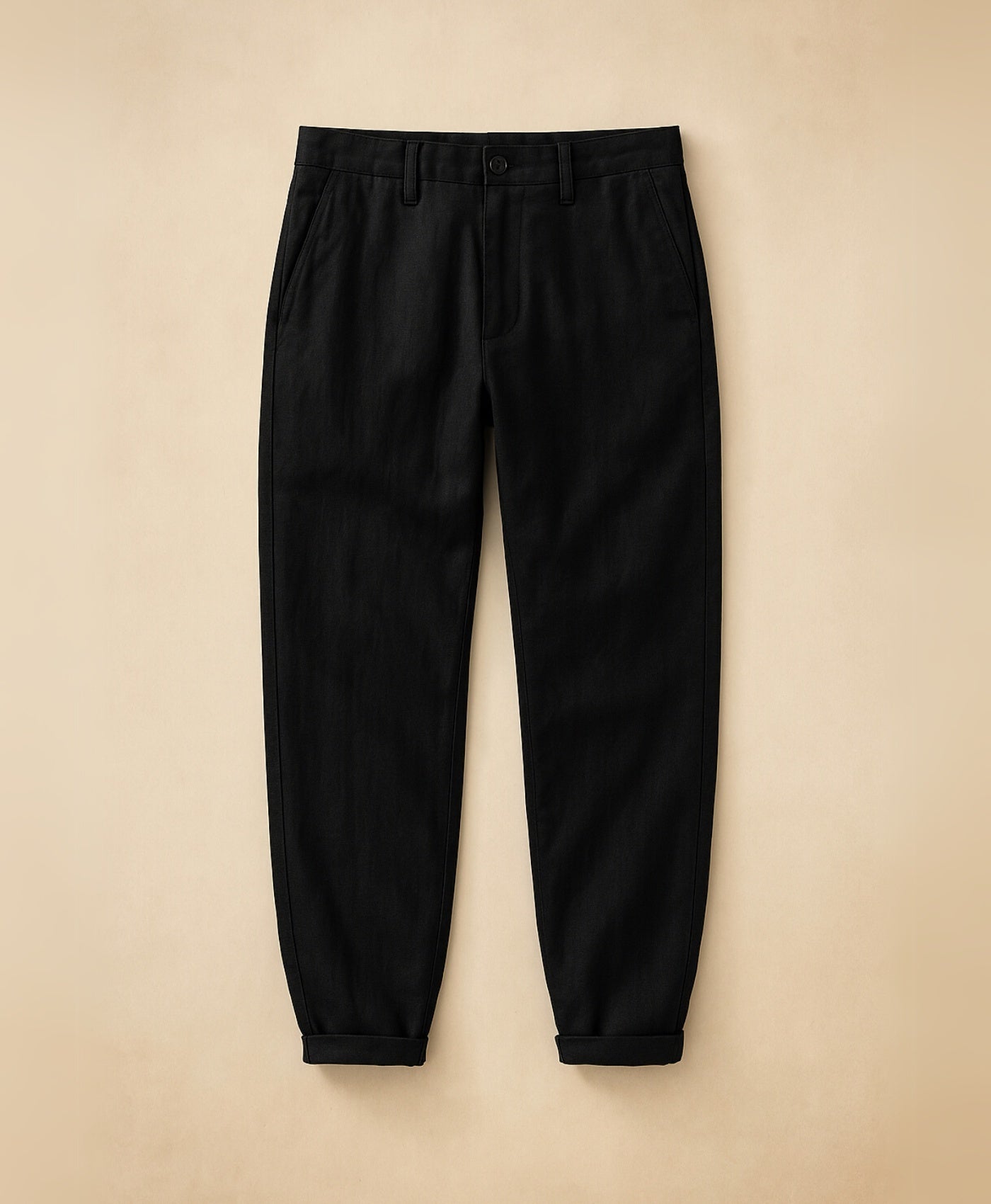 Zwart Tropez Linnen Broek